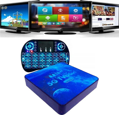Tv Box Q5gmini Ultra 6k Hd 4g Ram + 64g Wi-fi Android 10 Smart Tv Box Tastiera Elettronica/Home Cinema TV e video/Dispositivi per lo Streaming/Client Streaming Trade Shop italia - Napoli, Commerciovirtuoso.it