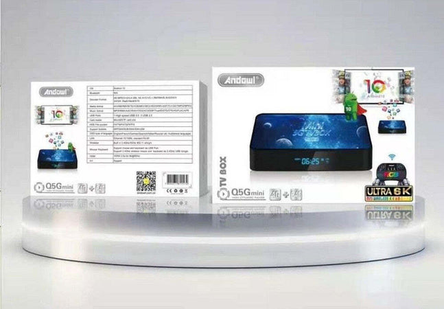 Tv Box Q5gmini Ultra 6k Hd 4g Ram + 64g Wi-fi Android 10 Smart Tv Box Tastiera Elettronica/Home Cinema TV e video/Dispositivi per lo Streaming/Client Streaming Trade Shop italia - Napoli, Commerciovirtuoso.it