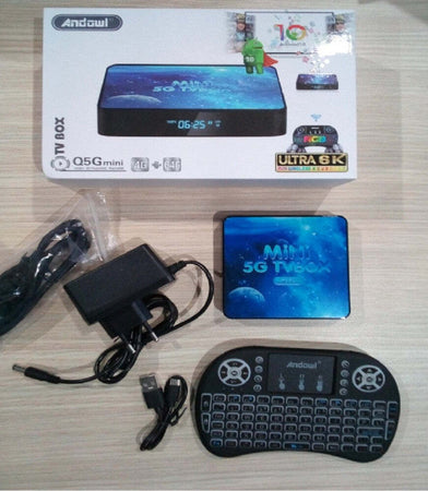 Tv Box Q5gmini Ultra 6k Hd 4g Ram + 64g Wi-fi Android 10 Smart Tv Box Tastiera Elettronica/Home Cinema TV e video/Dispositivi per lo Streaming/Client Streaming Trade Shop italia - Napoli, Commerciovirtuoso.it