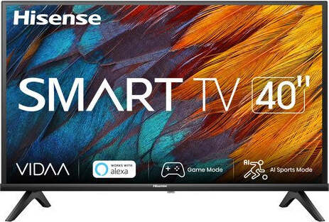 Tv-Hisense-40A49K-A4K-SERIES-Smart-TV-Full-HD-Black