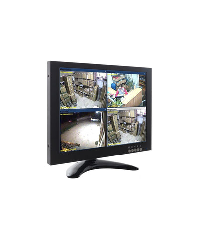 Tv Televisore Monitor Digitale 10.1 Tft Videosorveglianza Cctv Av Vga Bnc Hdmi