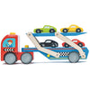 Set bisarca e auto da corsa 5 pezzi 3+ LE TOY VAN