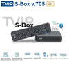 TVIP S-Box v.705 4K UHD IPTV Android Wifi Dual Band Multimedia Streamer