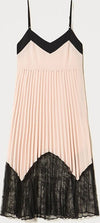 Twin Set Abito Donna Longuette Plissé Con Pizzo Chantilly Estivo Vestito TwinSet Romantico Spalline Sottili Tinta Unita Abitino Lungo Sotto il Ginocchio Moda/Donna/Abbigliamento/Vestiti/Sera e Cerimonia You Store - Messina, Commerciovirtuoso.it