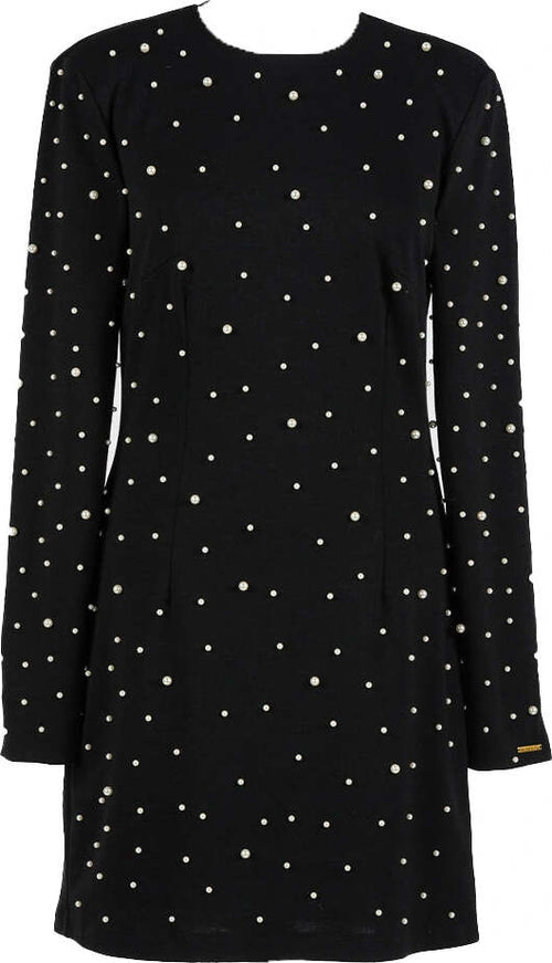 TWINSET-|-Abito-corto-con-perle