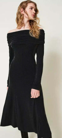 TWINSET-|-Abito-longuette-in-jersey