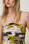 TWINSET-|-Abito-longuette-in-popeline-stampato