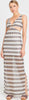 TWINSET-|-Abito-lungo-chevron-jacquard