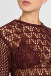 TWINSET-|-Abito-lungo-crochet
