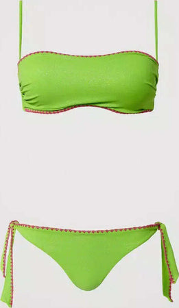 TWINSET-|-Bikini-fascia-e-brasiliana-con-ricamo
