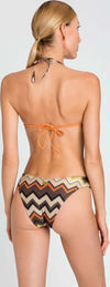 TWINSET-|-Bikini-slip-lurex-a-stampa-chevron
