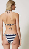 TWINSET-|-Bikini-triangolo-e-slip-a-righe