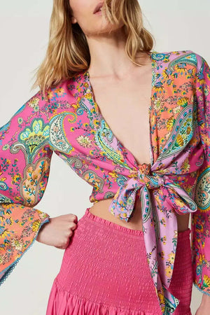 TWINSET-|-Blusa-in-twill-a-stampa-paisley