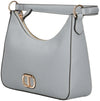 TWINSET Borsa hobo 241TB7125 in saffiano azzurro carta da zucchero