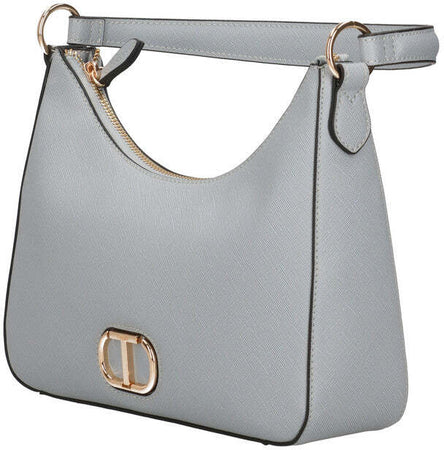 TWINSET Borsa hobo 241TB7125 in saffiano azzurro carta da zucchero
