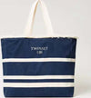 TWINSET-|-Borsa-shopper-in-canvas-con-righe