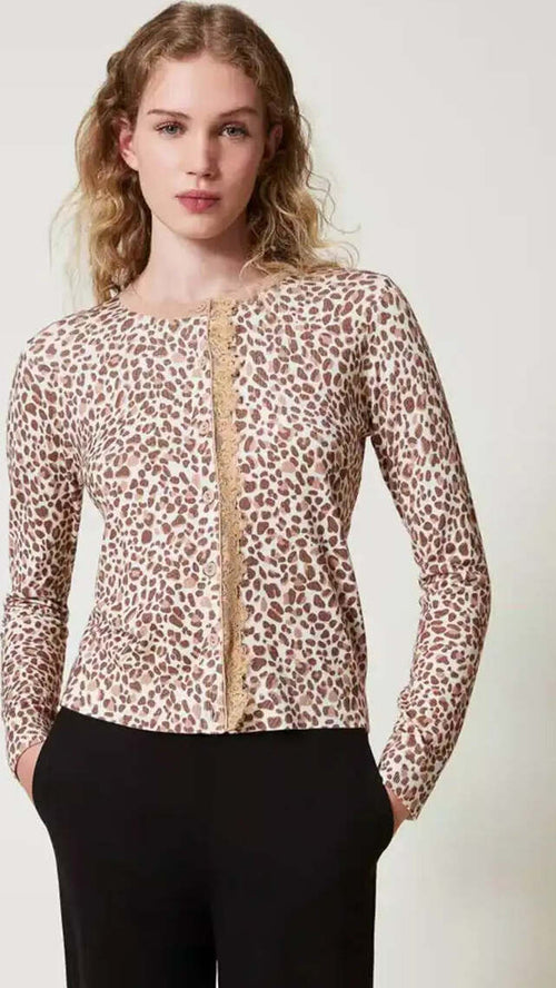 TWINSET-|-Cardigan-corto-a-fantasia