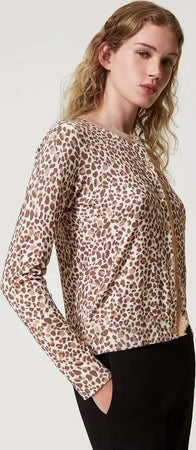 TWINSET-|-Cardigan-corto-a-fantasia