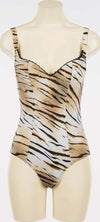 TWINSET-|-Costume-intero-a-cuore-con-stampa