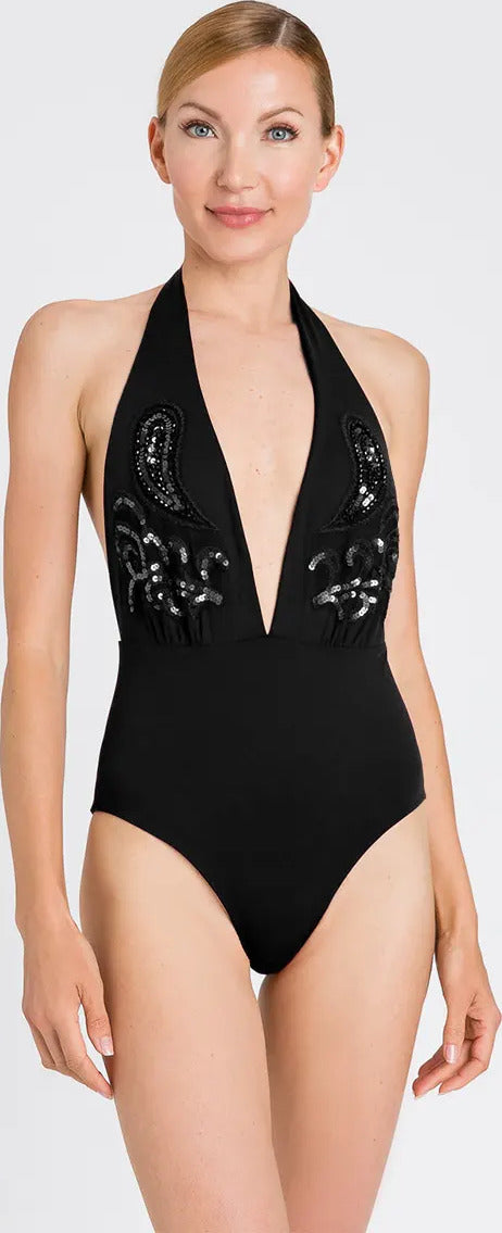 TWINSET-|-Costume-intero-con-ricamo