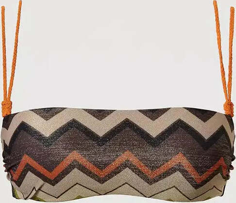 TWINSET-|-Fascia-lurex-a-stampa-chevron