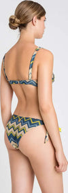 TWINSET-|-Ferretto-coppa-C-lurex-a-stampa-chevron