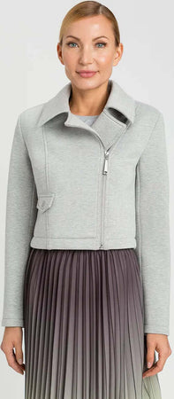 TWINSET-|-Giacca-chiodo-in-scuba