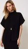 TWINSET-|-Maglia-a-poncho-a-costine