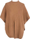 TWINSET-|-Maglia-a-poncho-a-costine