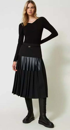 TWINSET-|-Maglia-con-strass