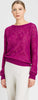 TWINSET-|-Maglia-girocollo-traforata