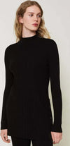 TWINSET-|-Maglia-maxi-con-plissé