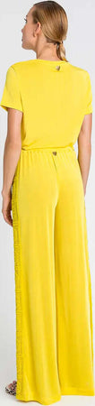 TWINSET-|-Pantaloni-a-palazzo-con-ricami-crochet