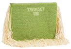 TWINSET-|-Pochette-effetto-rafia-con-frange