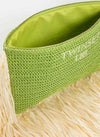 TWINSET-|-Pochette-effetto-rafia-con-frange
