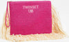 TWINSET-|-Pochette-effetto-rafia-con-frange