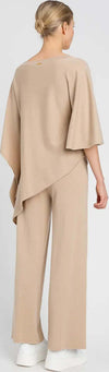 TWINSET-|-Poncho-in-maglia-asimmetrico