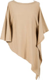 TWINSET-|-Poncho-in-maglia-asimmetrico