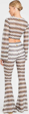 TWINSET-|-Top-cropped-jacquard