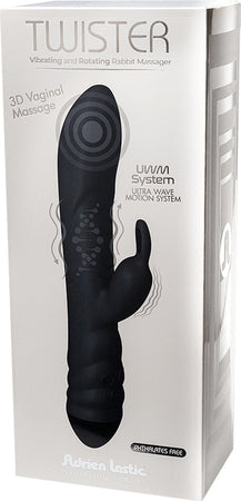 Twister Vibratore Vaginale Con Stimolatore Clitoride Rabbit A Rotazione Tridimensionale Indipendente 23 cm Salute e cura della persona/Erotismo e contraccezione/Sex toys/Vibratori/Vibratori Rabbit Kondorama - Martinsicuro, Commerciovirtuoso.it