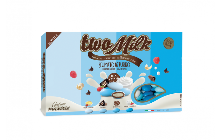Confetti Maxtris Two Milk Sfumati Azzurri