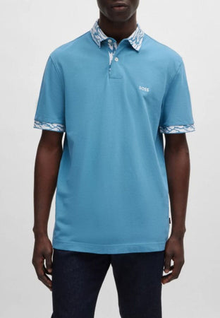 BOSS POLO PE_OCEAN_DETAILED da uomo