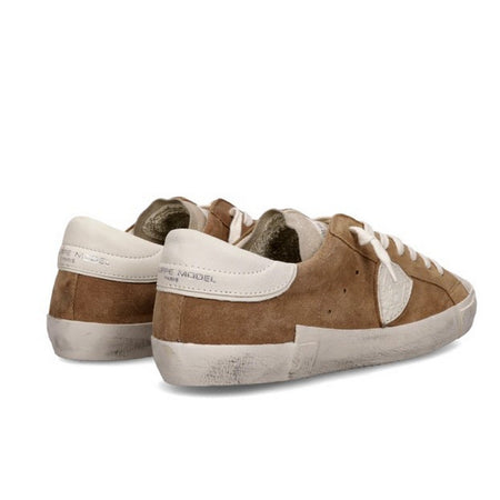 Philippe Model sneaker uomo philippe model - prsx low man - beige da uomo
