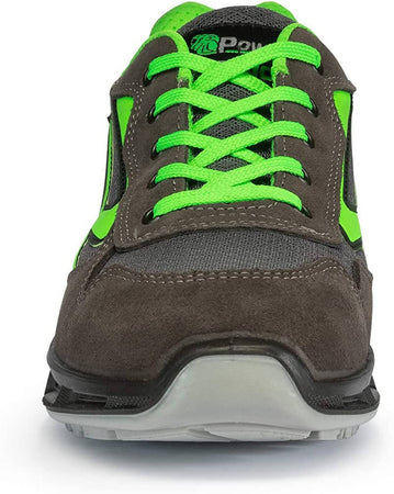 U-Power RL20036 RedLion Point S1P SRC - Scarpe antinfortunistiche con suola Infinergy, Puntale in alluminio, Grigio/Verde,