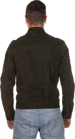 U010---Giacca-Uomo-Verde-in-vera-pelle-camoscio