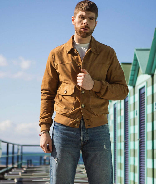 U03---Bomber-Uomo-Miele-in-vera-pelle-camoscio