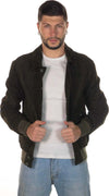 U03---Bomber-Uomo-Verde-in-vera-pelle-camoscio