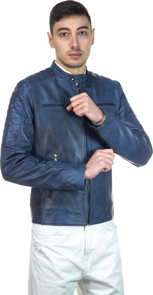 U05---Biker-Uomo-Blu-in-vera-pelle
