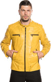 U05---Biker-Uomo-Giallo-in-vera-pelle-Tamponato
