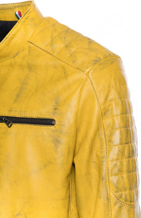 U05---Biker-Uomo-Giallo-in-vera-pelle-Tamponato